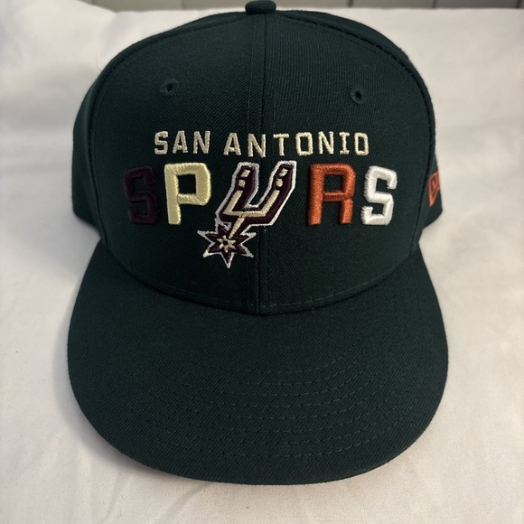 New Era San Antonio Spurs Fitted Hat 59Fifty NBA Color Pack Mens Size 7 3/8